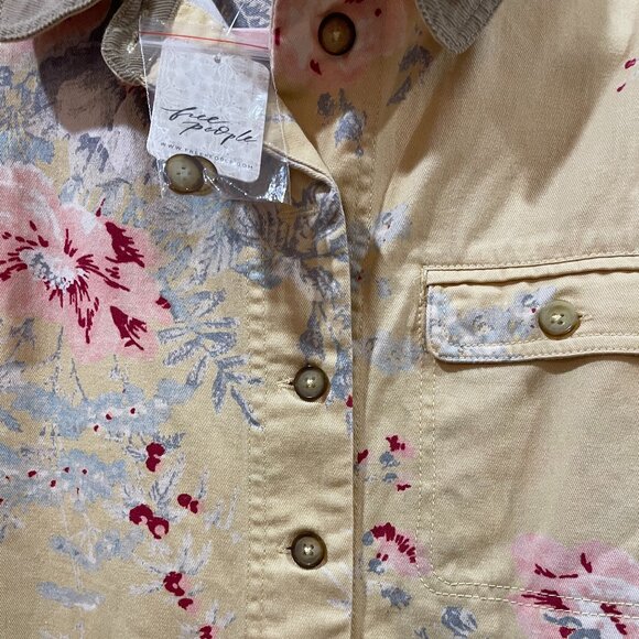 NWT $168 Free People Connor Printed Floral Mini Dress Size Small - Picture 10 of 15